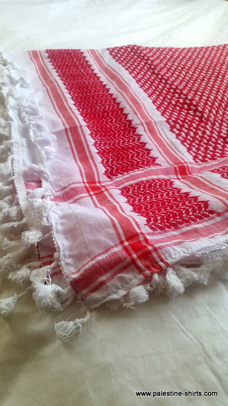 Beautiful And Traditional Red Keffiyeh