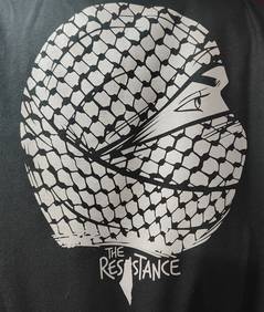 Palestine sign black t shirt